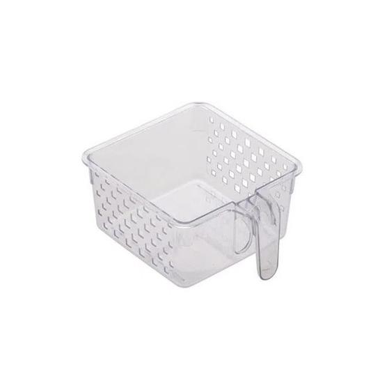 Cesta Organizadora em Acrílico com Alça (23X19 X10cm) Menor preço em Cesta Organizadora em Acrílico com Alça (23X19 X10cm)