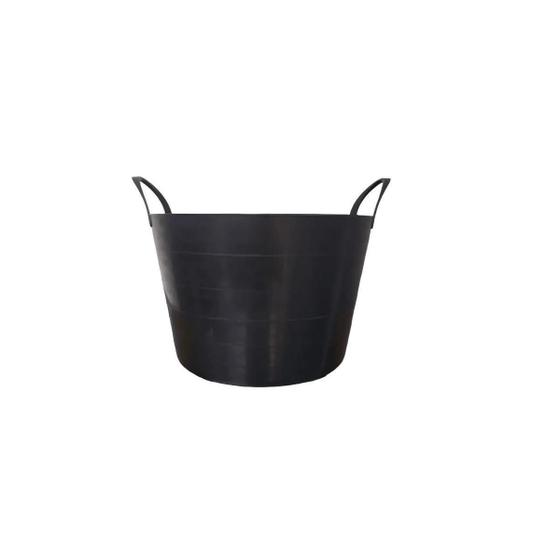 Imagem de Cesto Balde Multiuso Flexível Com Alça 15L Empilhável Preto