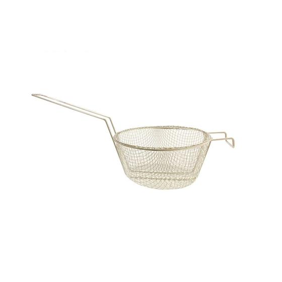 Imagem de Cesto de Frituras 18cm - Fritadeira Batata Fritas Metal para Fritura  Aramado - PANAMI