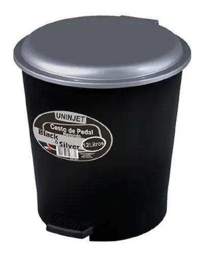 Cesto De Lixo Lixeira Banheiro Cozinha Com Pedal 12 Litros Menor preço em Cesto De Lixo Lixeira Banheiro Cozinha Com Pedal 12 Litros