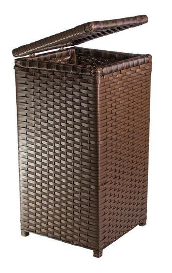 Cesto de Roupa Fibra Sintética Tipo Vime Junco 45 Litros 30x30x60 Menor preço em Cesto de Roupa Fibra Sintética Tipo Vime Junco 45 Litros 30x30x60