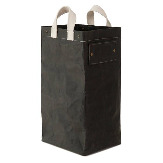 Imagem de Cesto de Roupa Kraft Preto 30X25X58CM