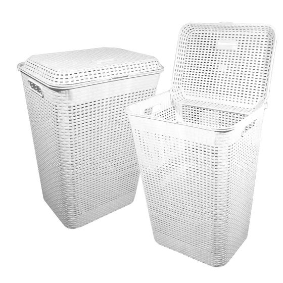 Cesto de Roupa Multiuso Organizador Telado Rattan Tampa 72L Menor preço em Cesto de Roupa Multiuso Organizador Telado Rattan Tampa 72L