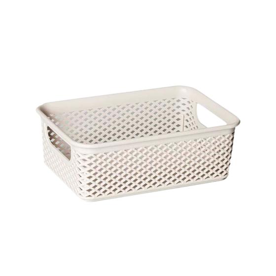 Imagem de Cesto Decorativo Multiuso Linea Telado Com Alça