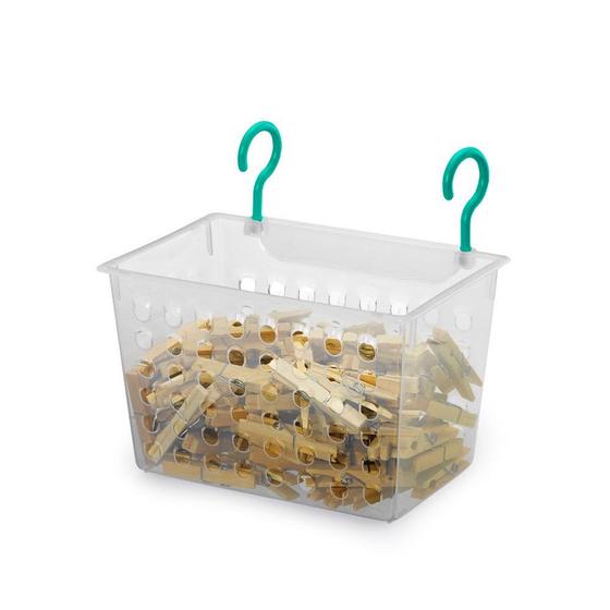 Imagem de Cesto Grande Para Prendedor Transparente