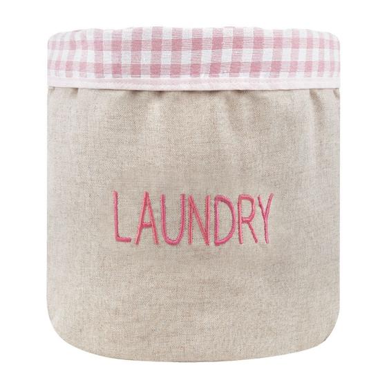 Imagem de Cesto Laundry Bege 33x33 - Mameg Home