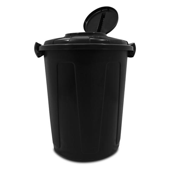 Cesto Lixo Lixeira Multiuso Higiênica 60 Litros Preta Menor preço em Cesto Lixo Lixeira Multiuso Higiênica 60 Litros Preta