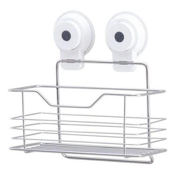 Imagem de Cesto multiuso inox com ventosas pratic fix paramount - 1236