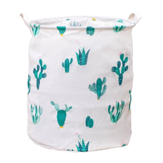 Imagem de Cesto Organizador C/ Sustentação 37x43cm Cactos XTAH33G VB Home
