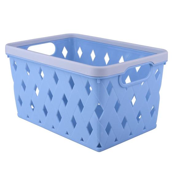 Imagem de Cesto Organizador Cazza Grid Plástico 4L - Item Sortido