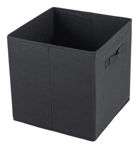 Imagem de Cesto Organizador Gourmet - Tnt Preto - 31x31x31cm - Spaceo 