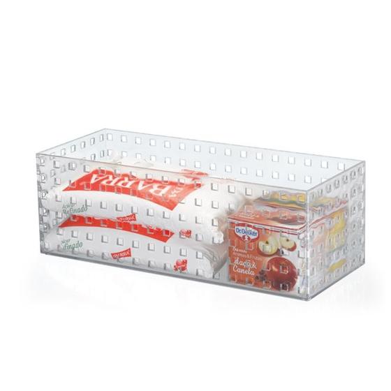 Cesto Organizador Modular Cristal 5,3 Lts - ARTHI Imagem de Cesto Organizador Modular Cristal 5,3 Lts