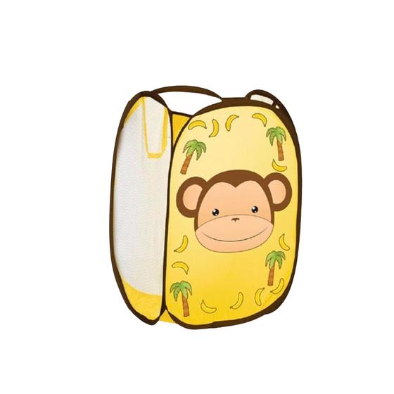 Imagem de Cesto Organizador Porta Treco Brinquedos Roupas Macaquinho Art House