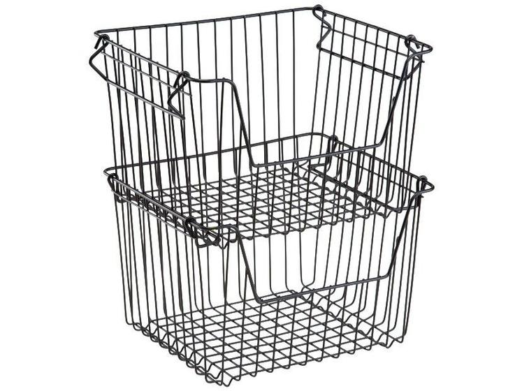 Imagem de Cesto Organizador Retangular Arthi Black