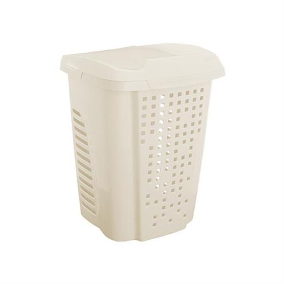 Imagem de Cesto Para Roupas Astra Rb5 Telado 70 Litros Bege