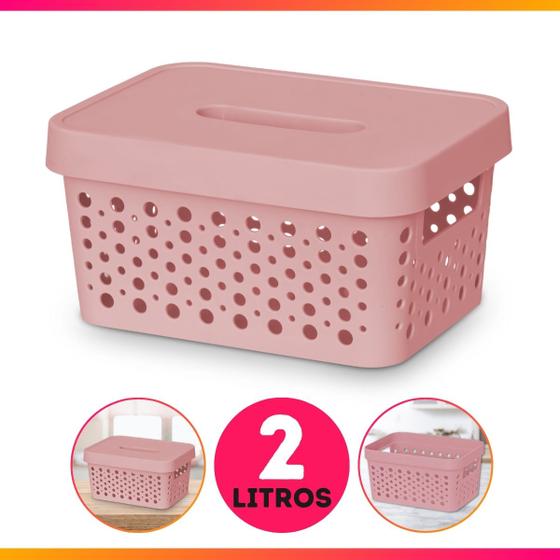 Imagem de Cesto Rattan - COM Tampa - 2L - PAI