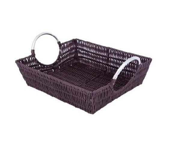 Imagem de Cesto Retangular Africa Com Alca Oval Yk9128