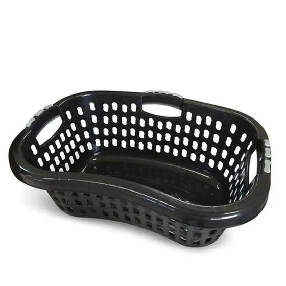 Imagem de Cesto Telado Angular Multiuso 32 Litros Preto Arqplast