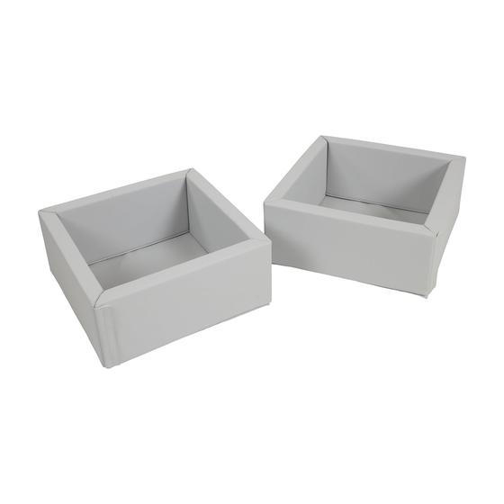Imagem de Cestos de Brinquedos ECR4Kids SoftZone Play Patch Binner - Pacote com 2