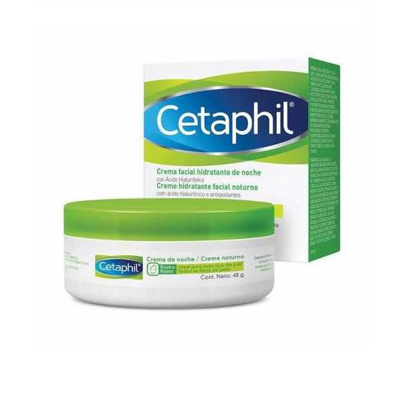 Cetaphil Creme Facial Noturno Com Ácido Hialurônico 48G Hidratante