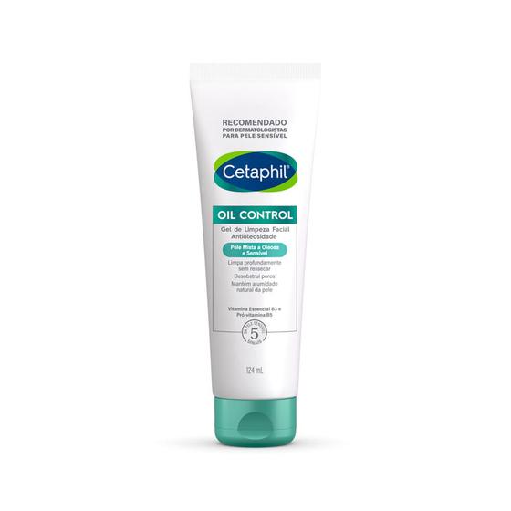 Imagem de Cetaphil Oil Control Gel de Limpeza Facial Antioleosidade Pele Mista a Oleosa e Sensível 124ml