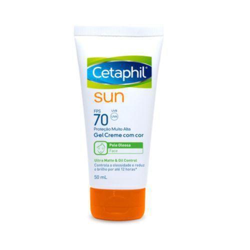 Imagem de Cetaphil Sun Com Cor Pele Oleosa Gel-Creme Fps 70 50Ml