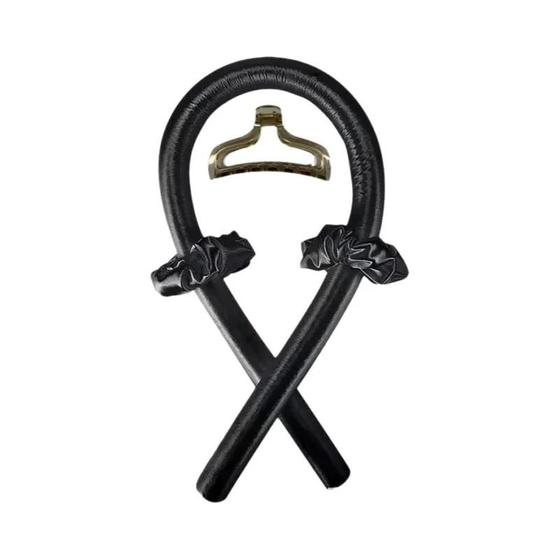 Cetim Heatless Curling Rod Bandana Gorro Conjunto Macio Rolos De Cabelo Noi
