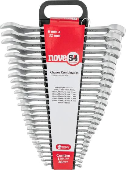 Imagem de Ch Combinada Jg 6A32mm Combinada 26Pcs Ac Nove54