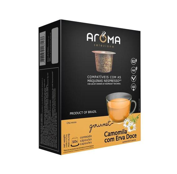 Imagem de Chá Aroma Camomila e Erva Doce - Nespresso (10 un.)