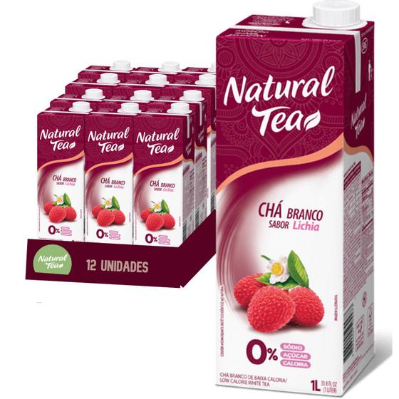 Imagem de Chá Branco com Lichia NATURAL TEA  1L (12 Litros)