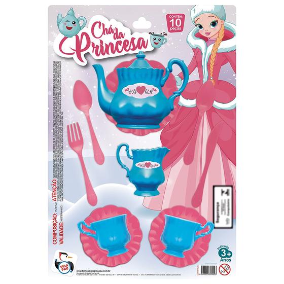 Imagem de Chá da princesa Conjunto completo 10 Pçs Pica Pau Brinquedos