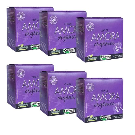Chá de Amora Kit 6 Orgânico (60 sachês) Campo Verde Menor preço em Chá de Amora Kit 6 Orgânico (60 sachês) Campo Verde