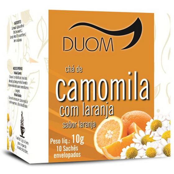 Imagem de Chá de Camomila com Laranja 10 Sachês 10g Duom