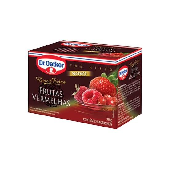 Imagem de Chá de Frutas Vermelhas 15 Sachês Dr. Oetker 15g