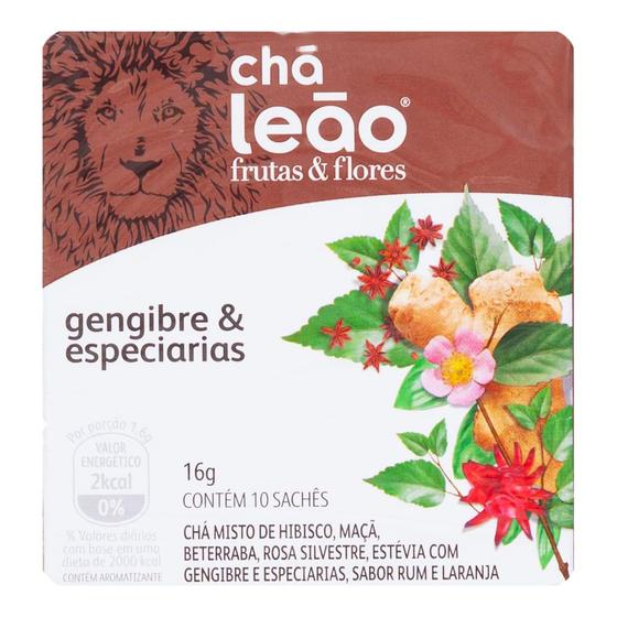 Imagem de Chá de Gengibre com Especiarias Leão 16g