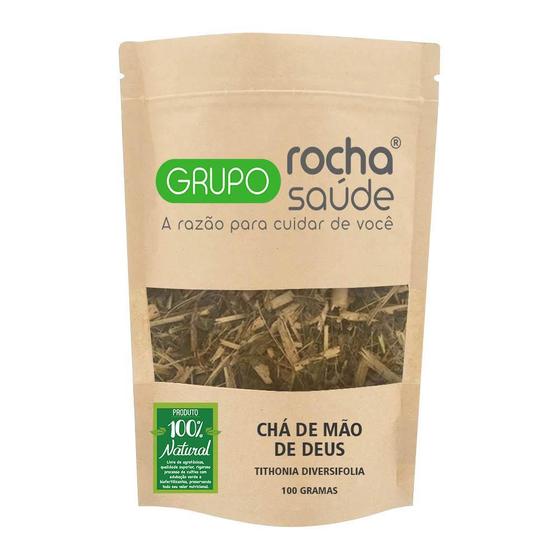 Chá De Mão De Deus - Tithonia Diversifolia - 100G - Rocha Saùde - Chá ...