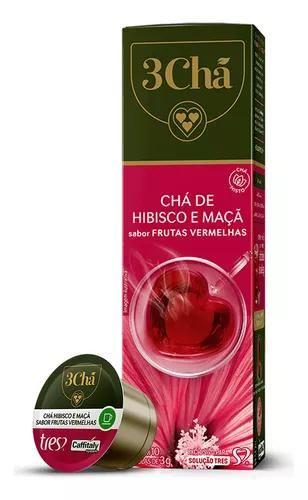 Imagem de Chá Em Cápsula Hibisco e Maça 3 Corações