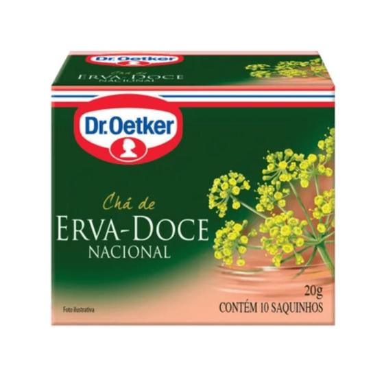 Imagem de Chá erva doce dr oetker sachê 30g c/ 15 unidades