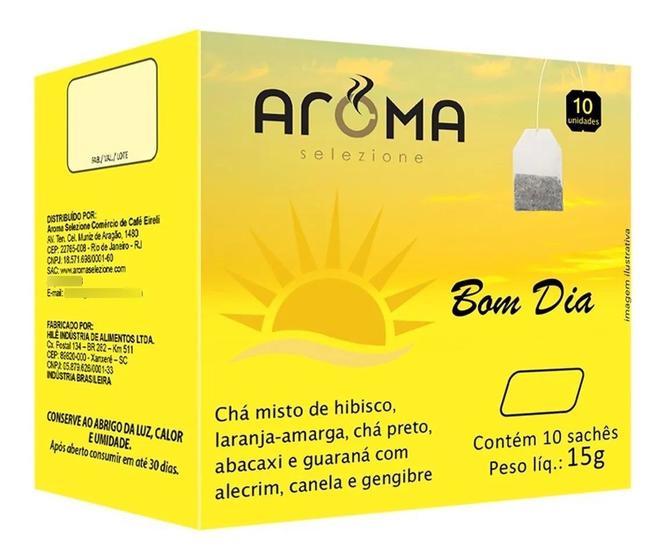 Chá Funcional Aroma Selezione Bom Dia - 10 Sachês - Chá - Magazine Luiza Chá Funcional Aroma Selezione Bom Dia - 10 Sachês - Chá - Magazine Luiza