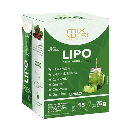 Imagem de Chá Instantâneo Lipo Tea Sabor Limão 75G 15X5 - Mixnutri