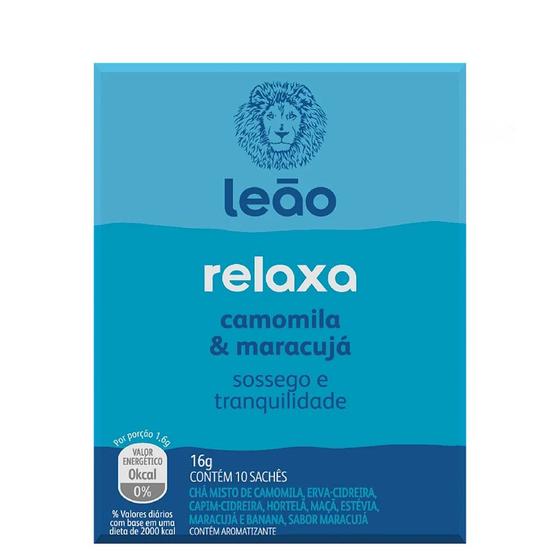 Imagem de Chá Leão Funcional Relaxa 10 Sachês 16g