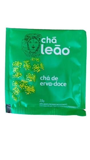 Imagem de Chá Leão Sabor Erva Doce 15 Sachês - 4 Caixas