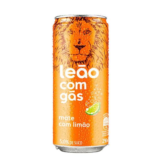 Imagem de Chá Mate Com Limão Com Gás Leão 290ml