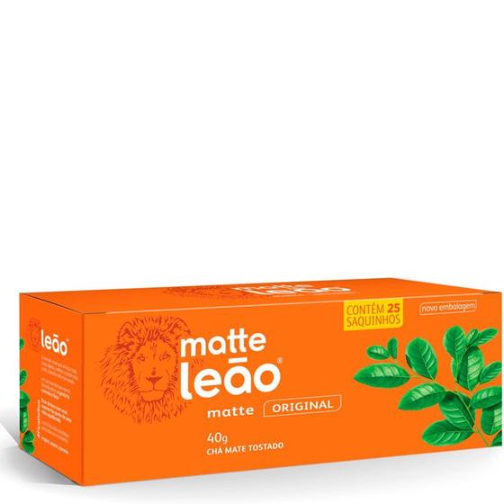 Imagem de Cha Mate Leao Natural 40g 25un