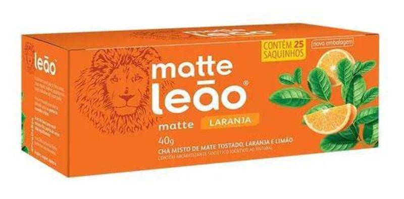 Imagem de Chá Matte Leão Laranja 40g - Caixa - Chá Leão