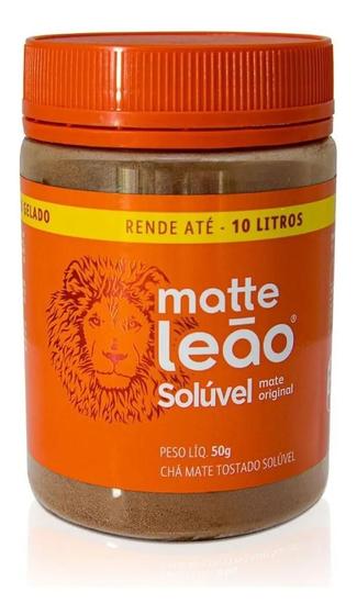 Chá Matte Leão Solúvel Pote 50g Rende 10 Litros Menor preço em Chá Matte Leão Solúvel Pote 50g Rende 10 Litros