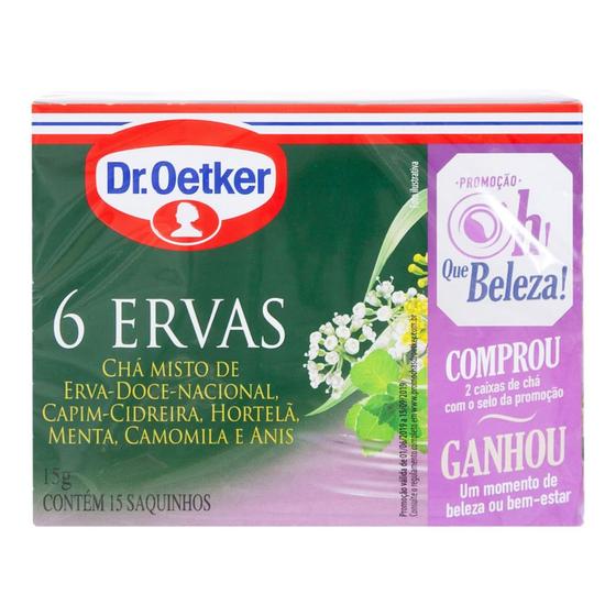 Imagem de Chá Misto 6 Ervas Dr.Oetker 15g