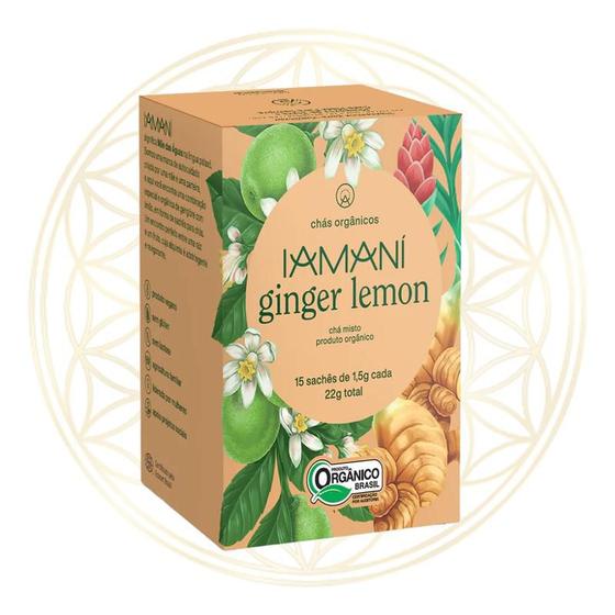 Imagem de Chá Orgânico Iamaní Ginger Lemon 15 sachês