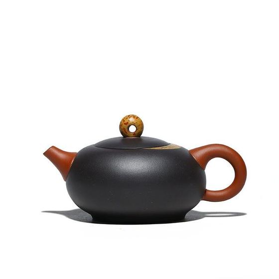 Imagem de Chá Pot Argila Roxa Xishi Filtro Bules Beauty Kettle Raw Minério Handmade Boutique Tea Set Tie Guanyin Bules