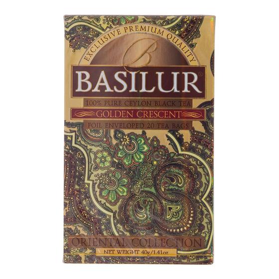 Imagem de Chá Preto de Ceylon Golden Crescent Basilur 40g